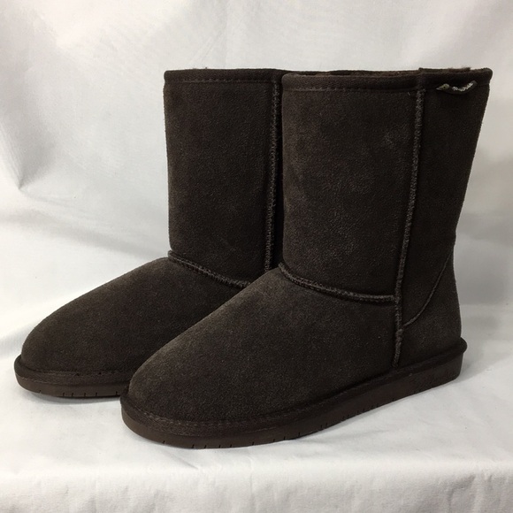 Willowbee Women’s Brown Suede and Shearling Boots Size 9 Like-NEW Condition - Picture 1 of 9